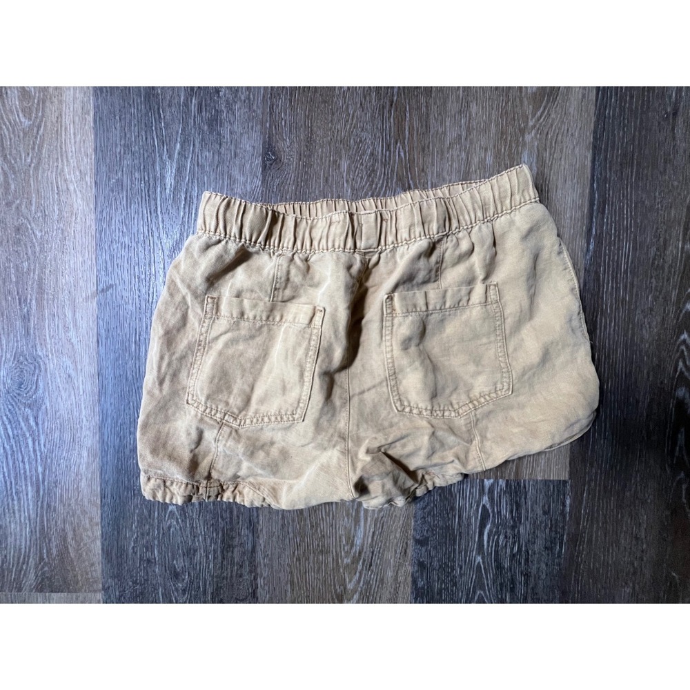 C&C California Shorts Womens Small Tan Excellent Elastic Drawstring Utility - Picture 5 of 5